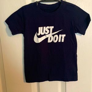 Navy blue boys Nike shirt